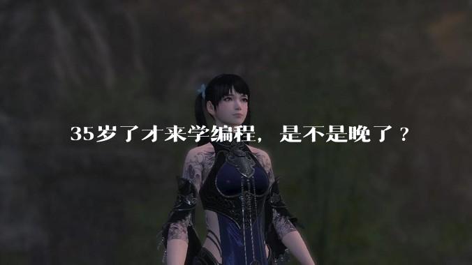 35岁了才来学编程，是不是晚了?