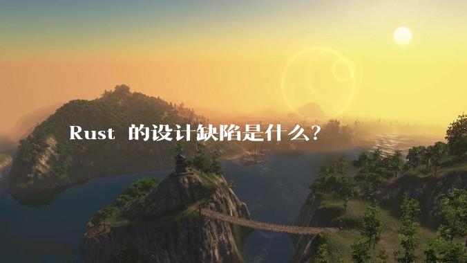 Rust 的设计缺陷是什么？